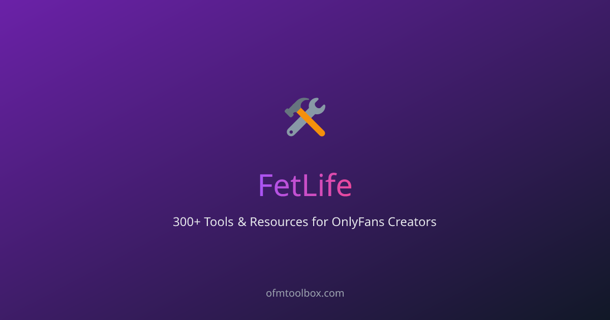 FetLife — Reviews, Pricing & Alternatives for OnlyFans Creators | OFM ...